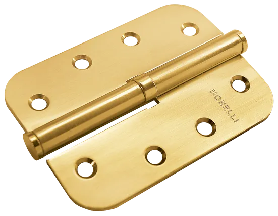 Петля карточная разъемная MSND-C 100X70X2.5 SG R с подшипником стальная левая, врезная, цвет матовое золото фото купить Тольятти