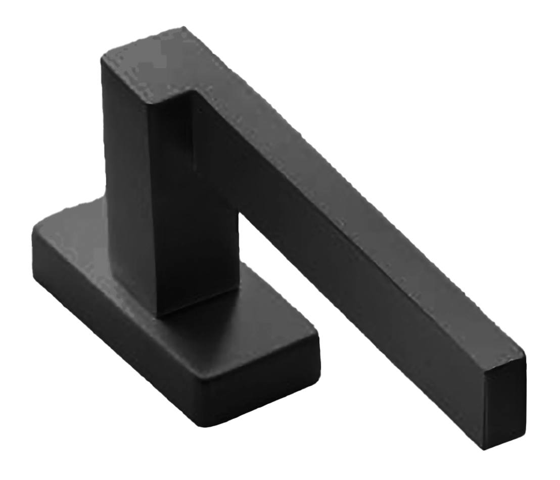 Ручка оконная STONE W1 NERO, цвет - черный фото купить Тольятти