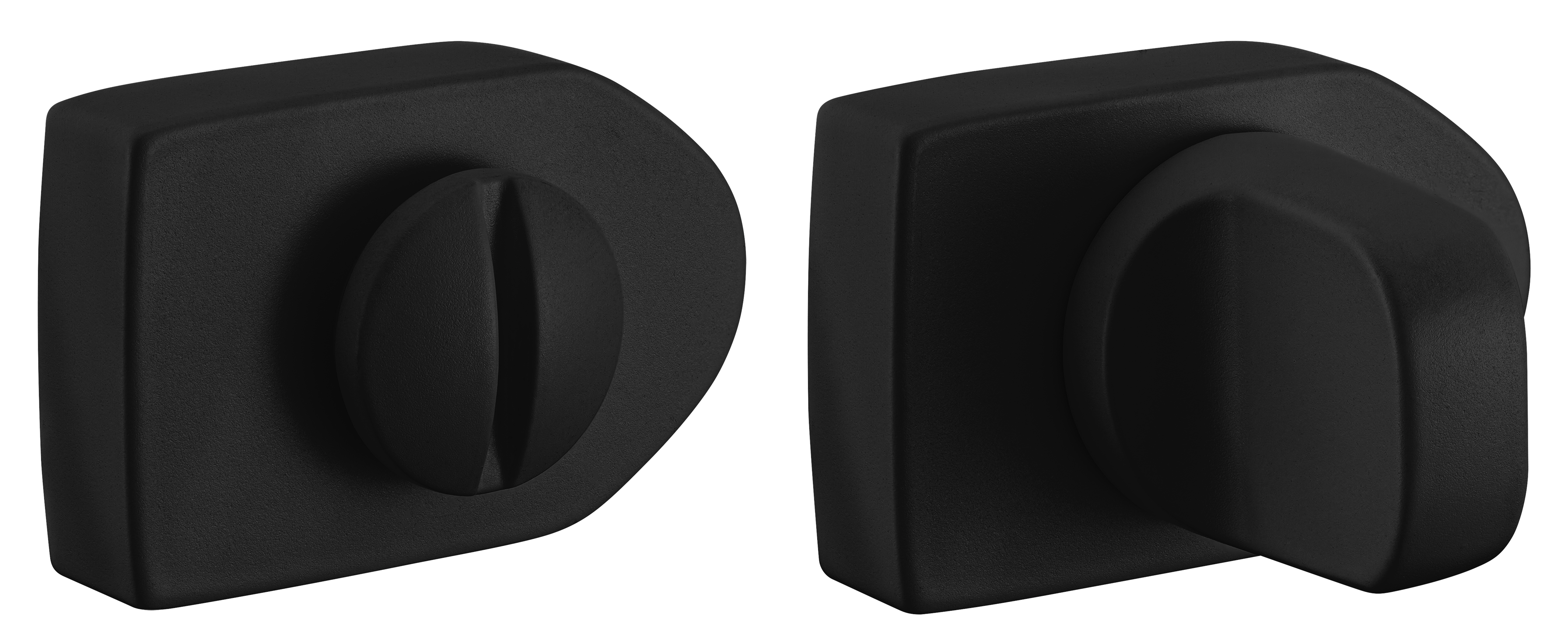 Завертка сантехническая LUX-WC-SH NERO-ST цвет - черный soft-touch фото купить Тольятти