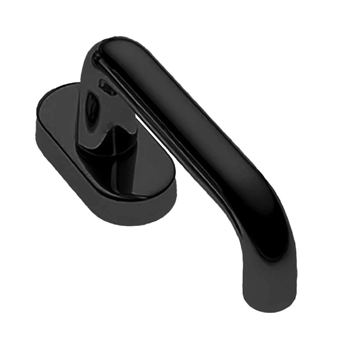 Ручка оконная IRIS W1 NERO, цвет - черный фото купить Тольятти