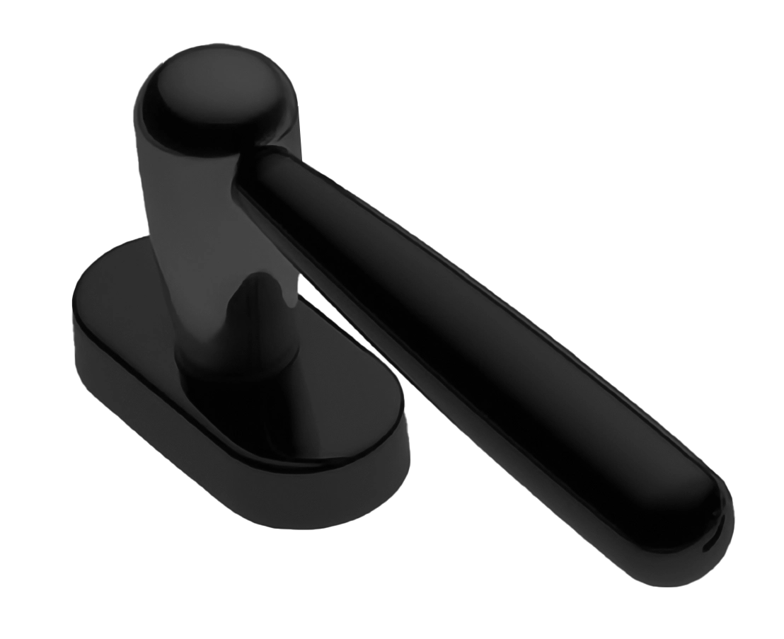 Ручка оконная PINOKKIO W1 NERO, цвет - черный фото купить Тольятти