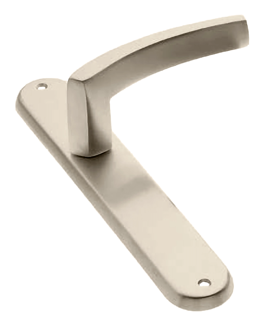 Ручка дверная на планке WIND PL NIS, цвет матовый никель, латунь фото купить в Тольятти