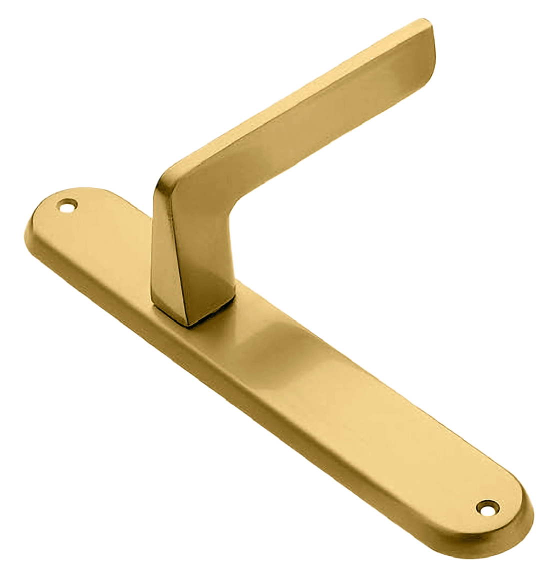 Ручка дверная на планке ROCK PL OSA, цвет матовое золото, латунь фото купить в Тольятти