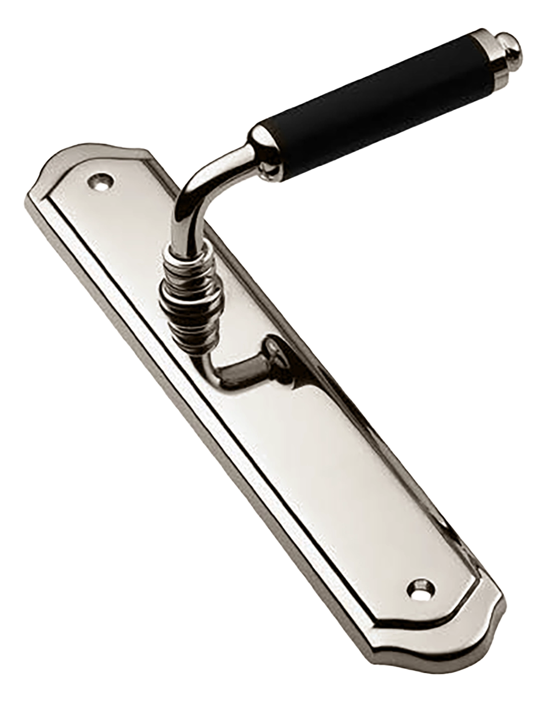 Ручка дверная на планке RIVA PL NIK, цвет никель, латунь фото купить в Тольятти