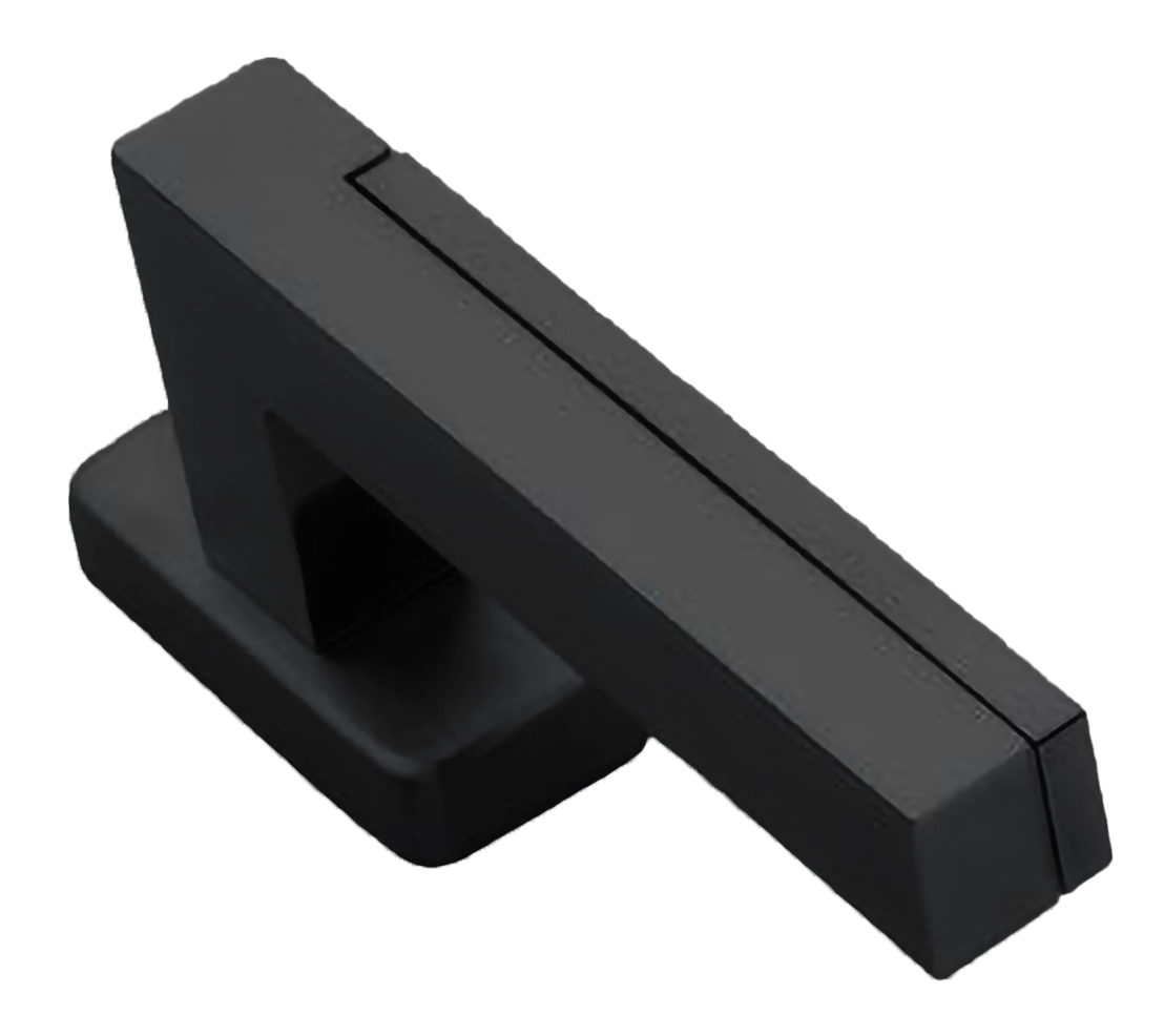 Ручка оконная ISLAND W1 NERO на прямоугольной розетке, цвет черный, латунь фото купить в Тольятти