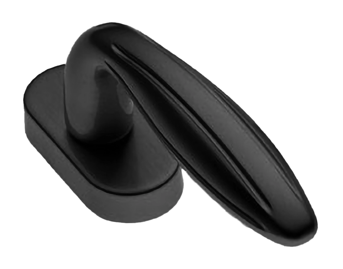 Ручка оконная BUD W1 NERO, цвет - черный фото купить в Тольятти