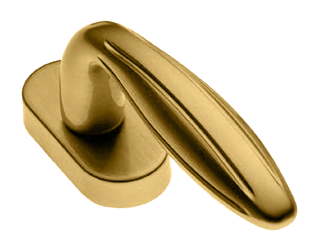 Ручка оконная BUD W1 OSA, цвет - матовое золото фото купить в Тольятти