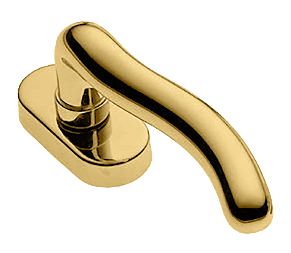 Ручка оконная SNAKE W1 OTL, цвет - золото фото купить в Тольятти