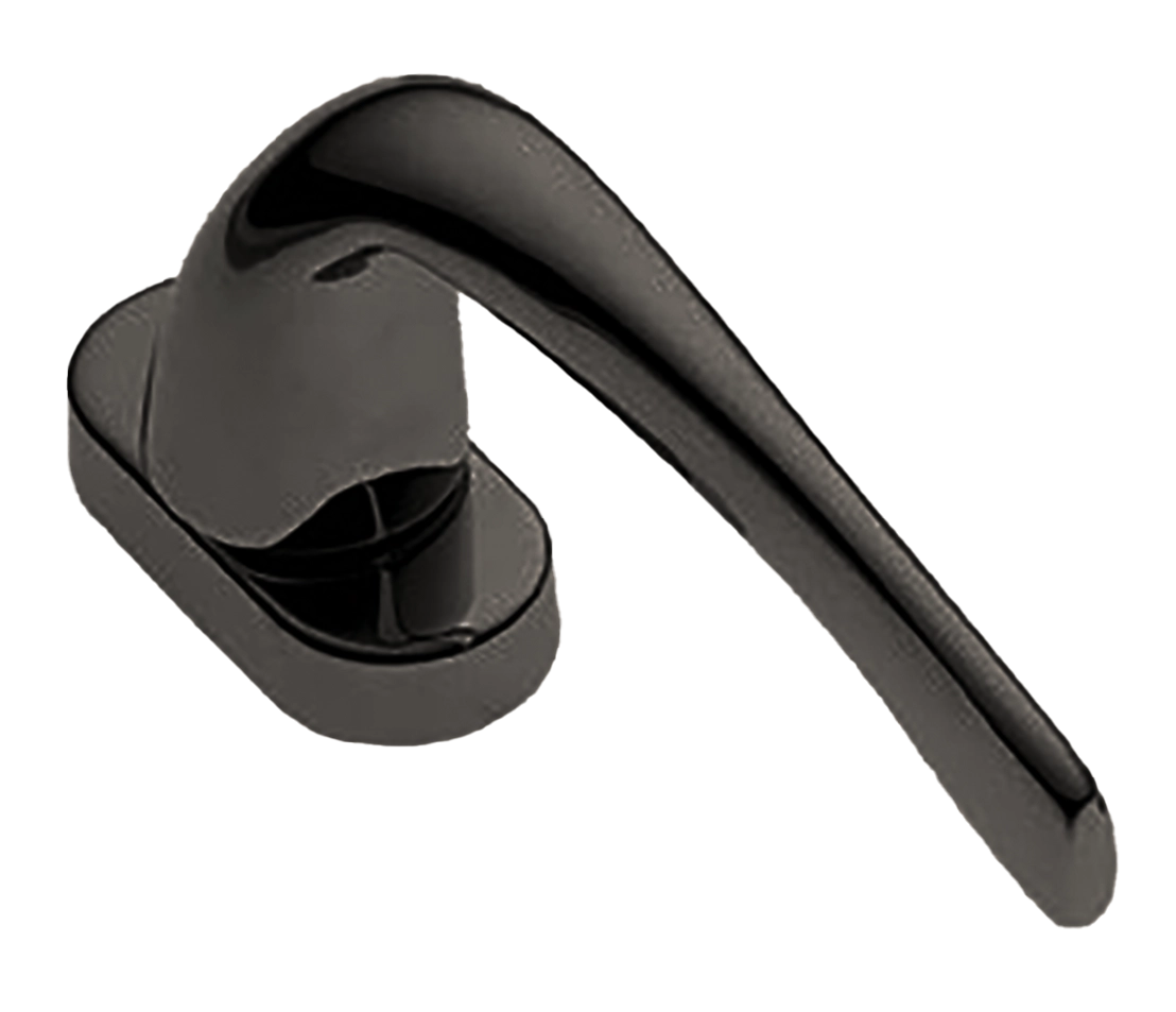 Ручка оконная LE MANS W1 NIN на прямоугольной розетке с 4-х позицион. механизмом, цвет черный никель, латунь фото купить в Тольятти