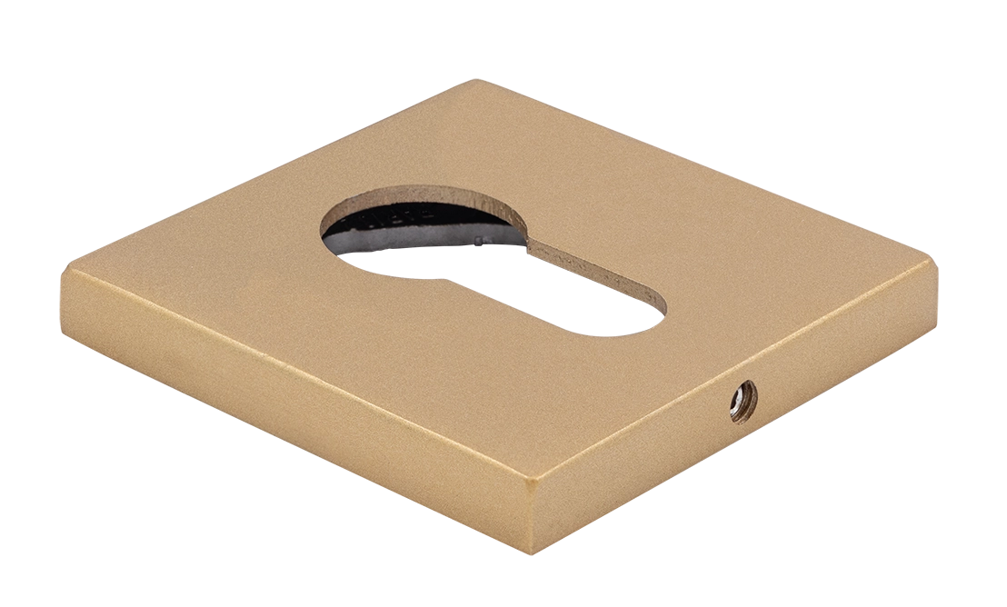 Накладка на замок MH-KH-S6 FTG под евроцилиндр, цвет матовое итальянское золото фото купить Тольятти