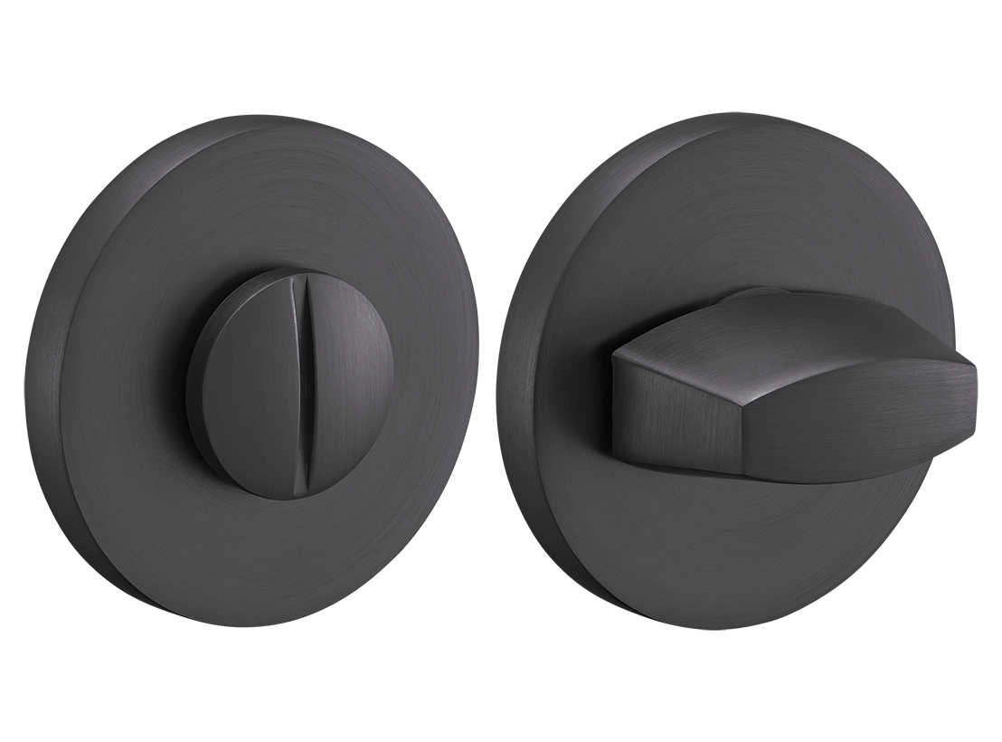 Завертка сантехническая MH-WC-R6 GR на круглой розетке, цвет графит, ЦАМ фото купить Тольятти