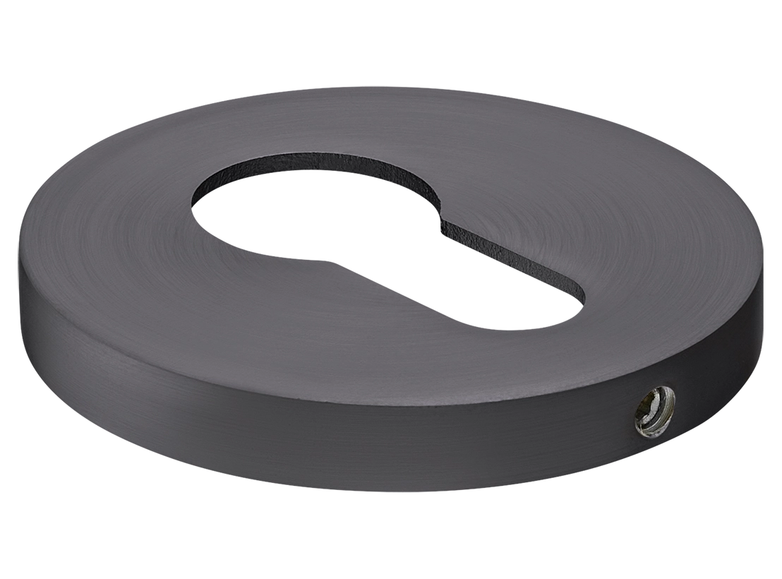 Накладка на замок MH-KH-R6 GR на круглой розетке, цвет матовый графит фото купить Тольятти