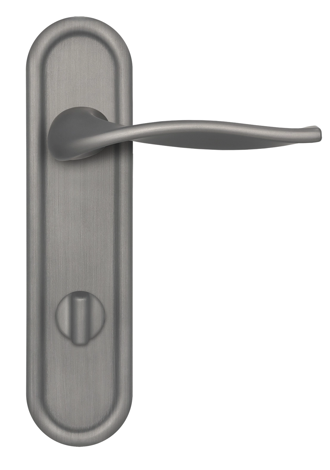 Ручка дверная SKYSCRAPER PLR WC WF на планке под сантехническую завертку, цвет Зимняя стужа/Winter Frost фото купить в Тольятти