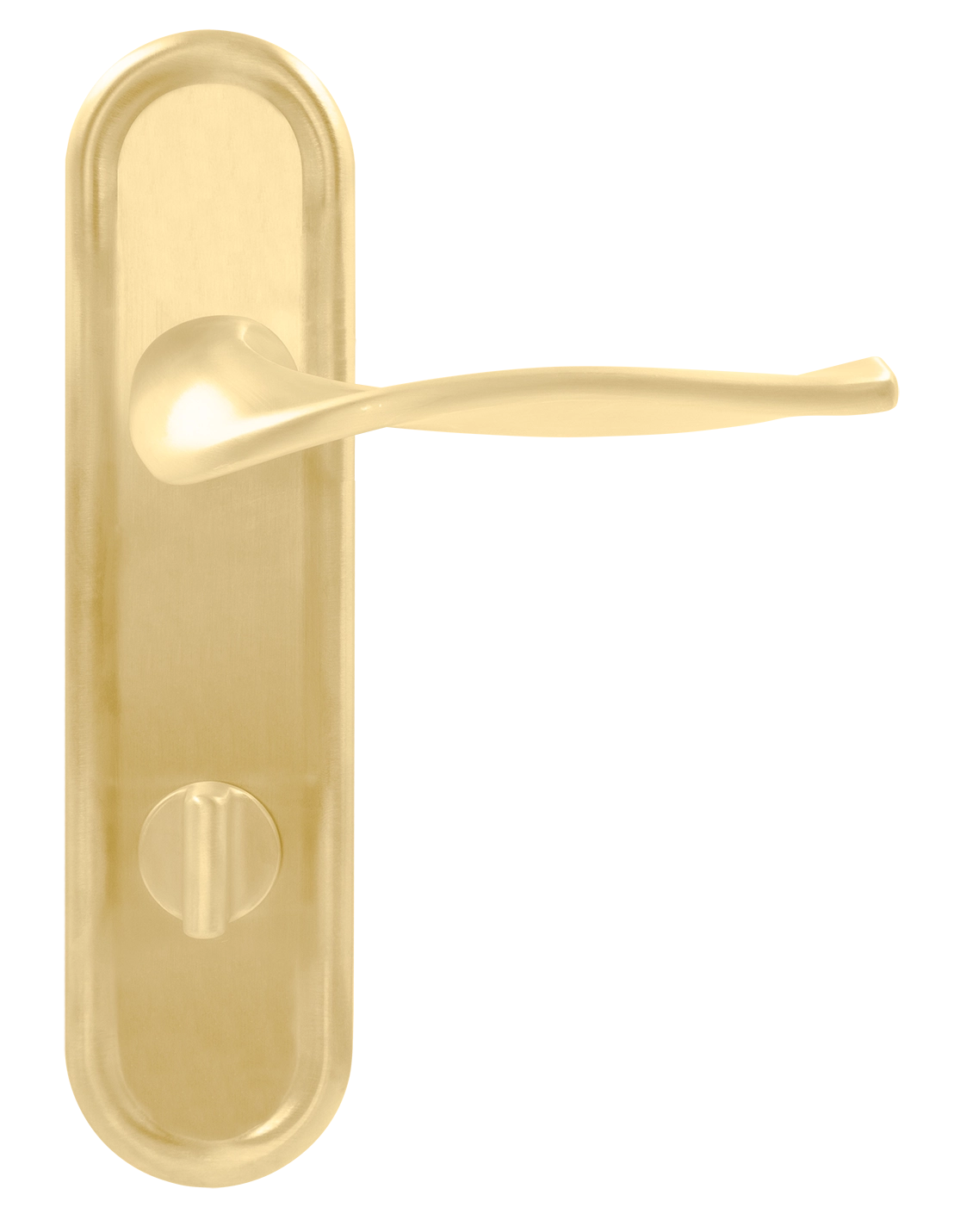 Ручка дверная SKYSCRAPER PLR WC AH на планке под сантехническую завертку, цвет Осенний мёд/Autumn Honey фото купить в Тольятти