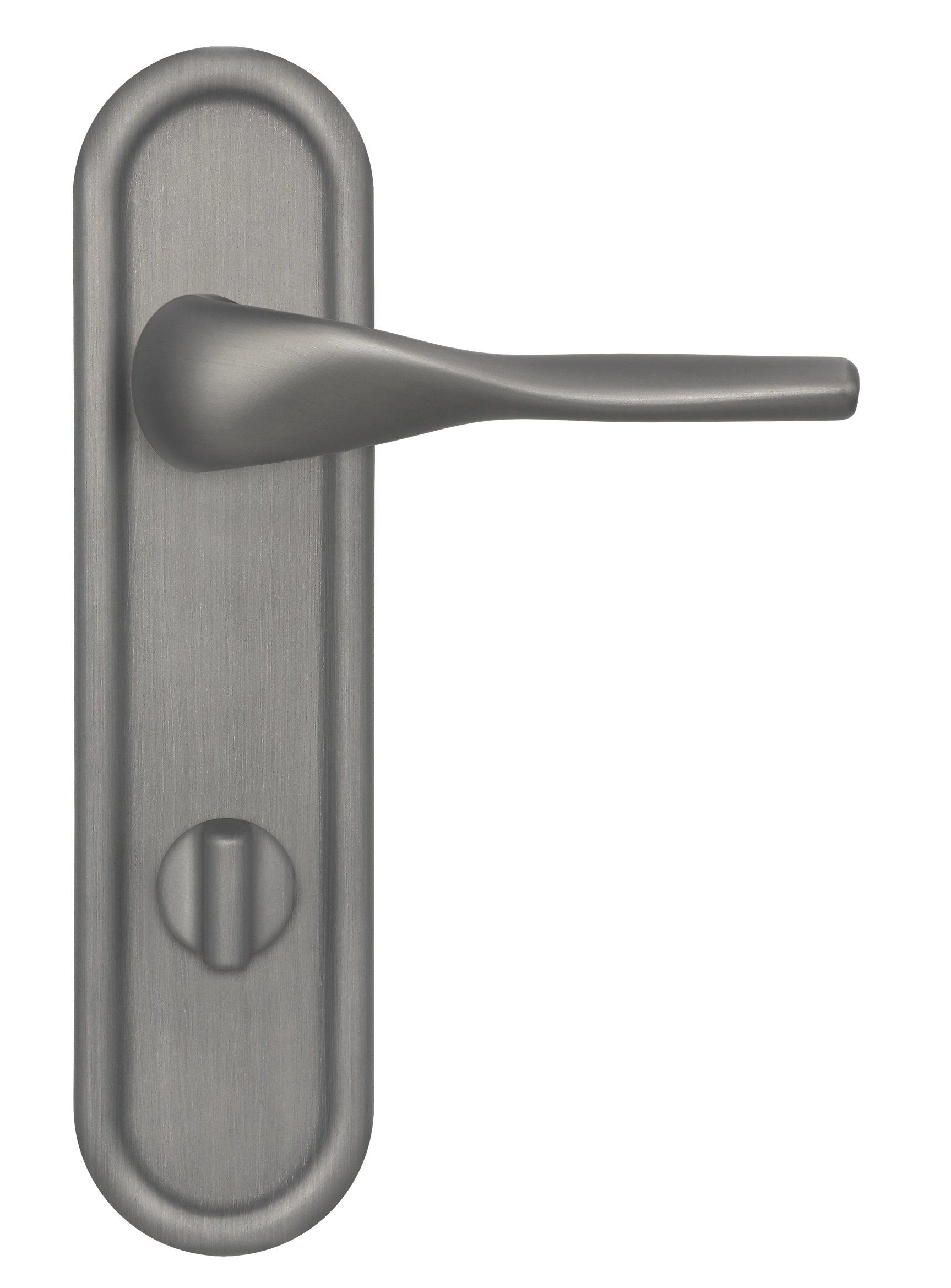 Ручка дверная LVB PLR WC WF на планке под сантехническую завертку, цвет Зимняя стужа/Winter Frost фото купить в Тольятти