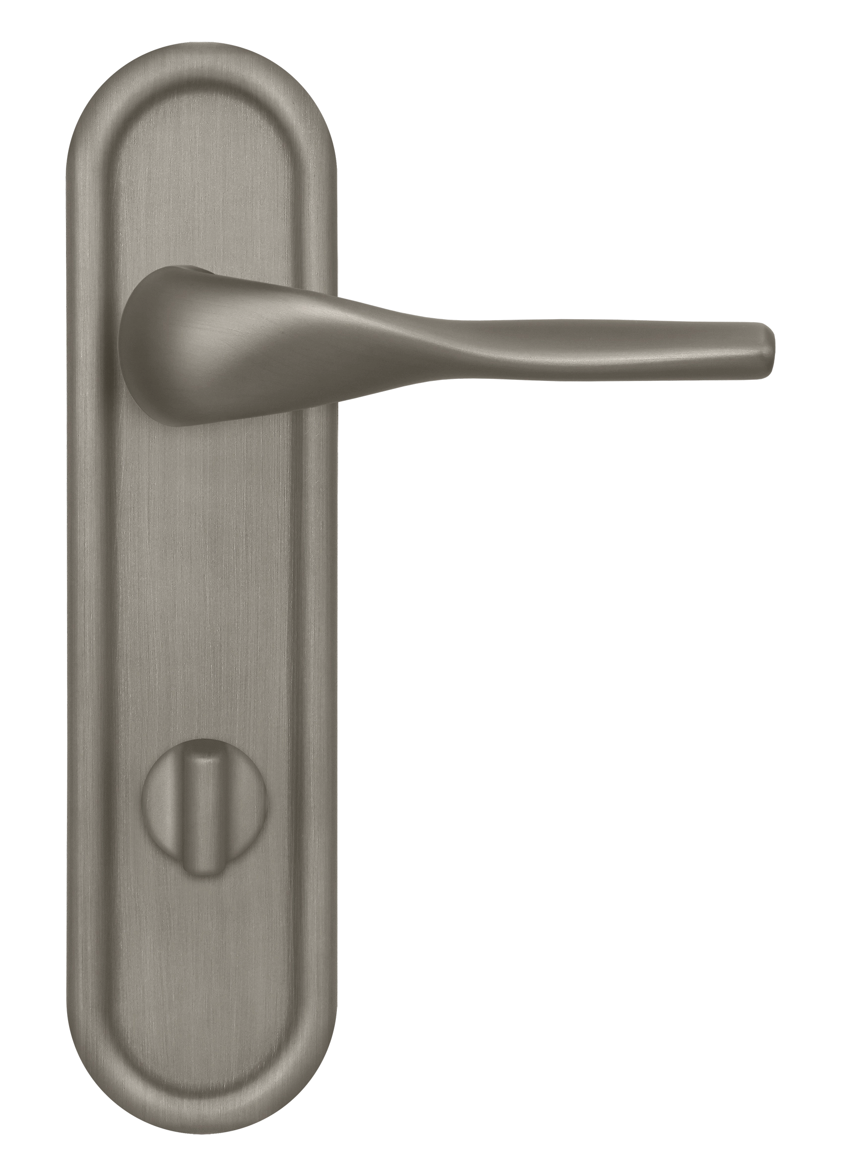 Ручка дверная LVB PLR WC SMI на планке под сантехническую завертку, цвет Весенняя дымка/Spring Mist фото купить в Тольятти