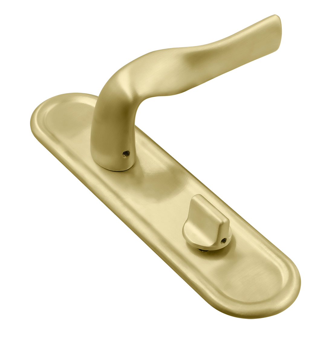 Ручка дверная LVB PLR WC AH на планке под сантехническую завертку, цвет Осенний мёд/Autumn Honey фото купить Тольятти