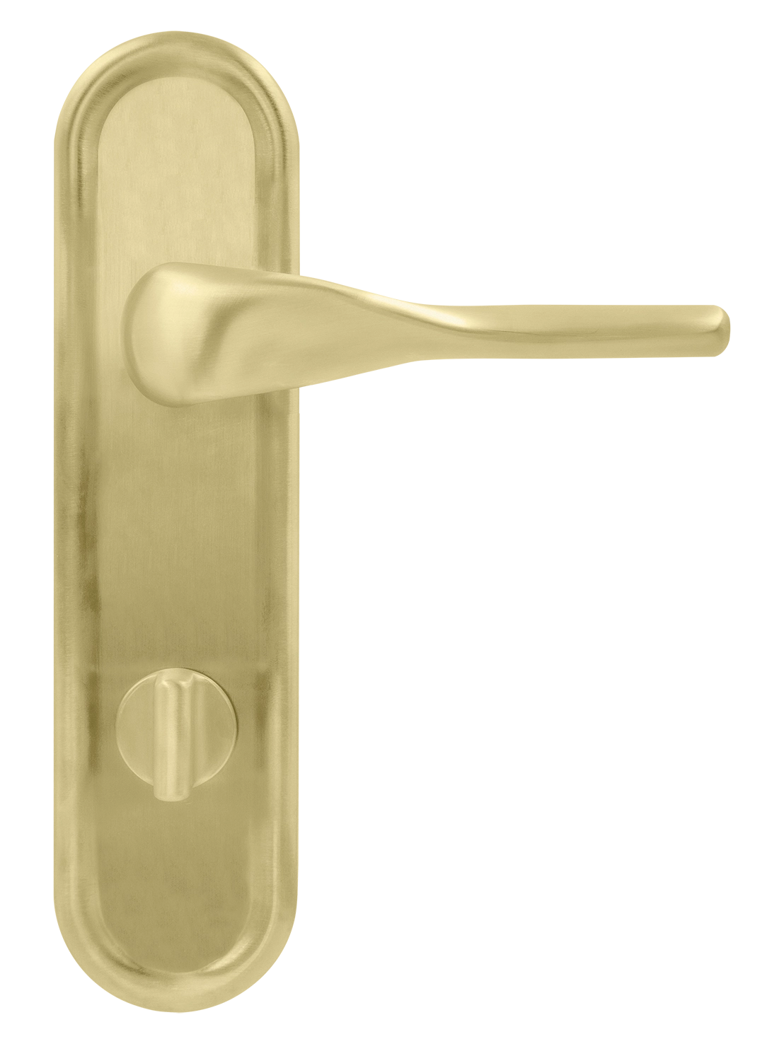 Ручка дверная LVB PLR WC AH на планке под сантехническую завертку, цвет Осенний мёд/Autumn Honey фото купить в Тольятти