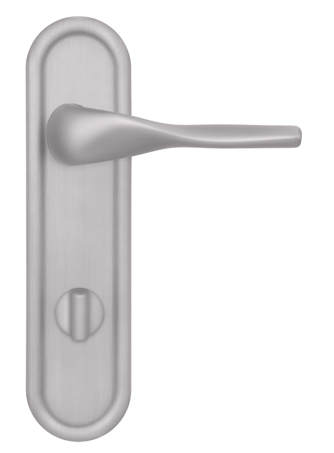 Ручка дверная LVB PLR WC SSW на планке под сантехническую завертку, цвет Стокгольмский снегопад/Stockholm Snowfall фото купить в Тольятти