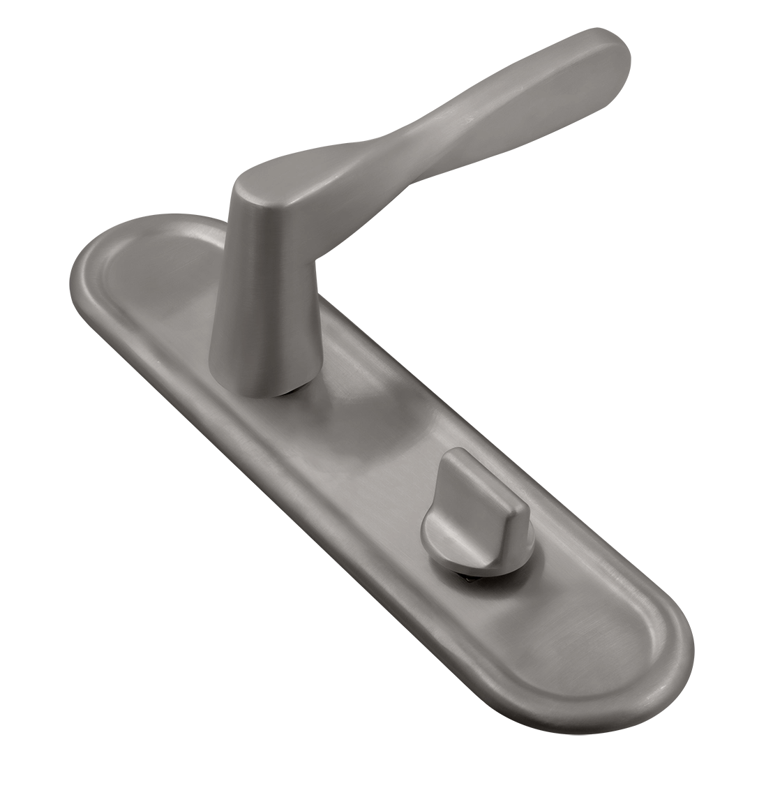 Ручка дверная THE OLYMPICS PLR WC WF на планке под сантехническую завертку, цвет Зимняя стужа/Winter Frost фото купить Тольятти