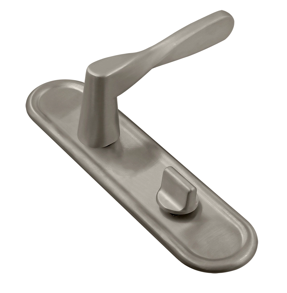 Ручка дверная THE OLYMPICS PLR WC SMI на планке под сантехническую завертку, цвет Весенняя дымка/Spring Mist фото купить Тольятти