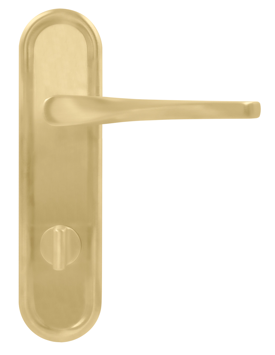 Ручка дверная THE OLYMPICS PLR WC AH на планке под сантехническую завертку, цвет Осенний мёд/Autumn Honey фото купить в Тольятти