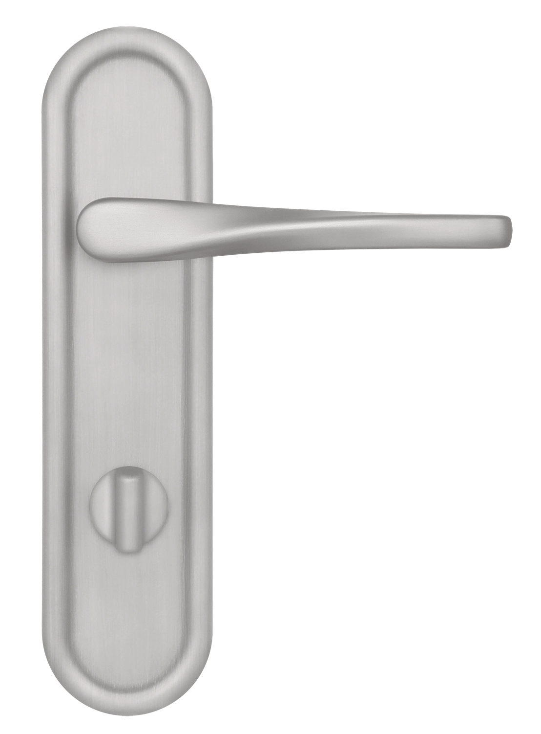 Ручка дверная THE OLYMPICS PLR WC SSW на планке под сантехническую завертку, цвет Стокгольмский снегопад/Stockholm Snowfall фото купить в Тольятти