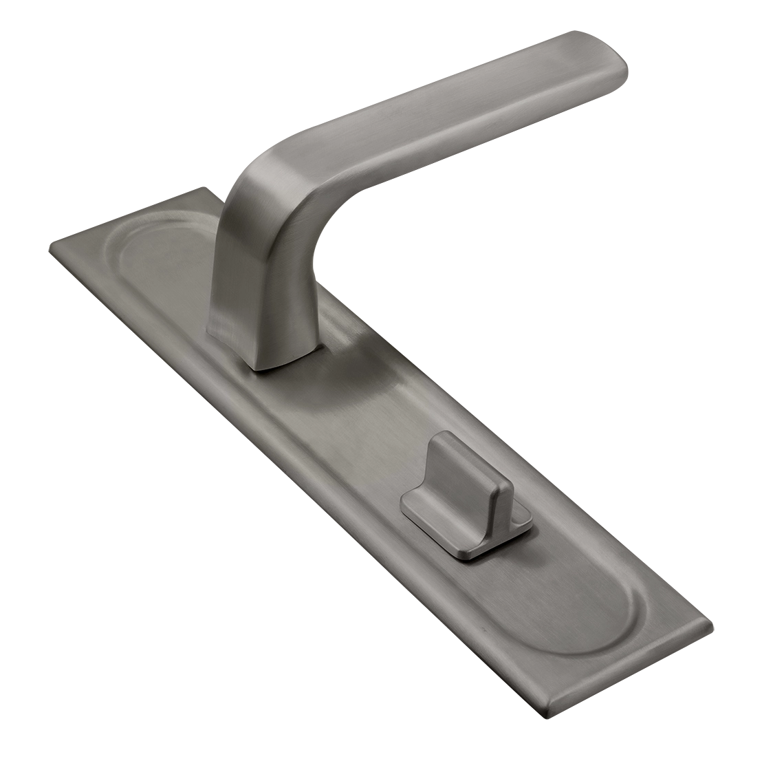 Ручка дверная THE BUS STATION PLS WC WF на планке под сантехническую завертку, цвет Зимняя стужа/Winter Frost фото купить Тольятти