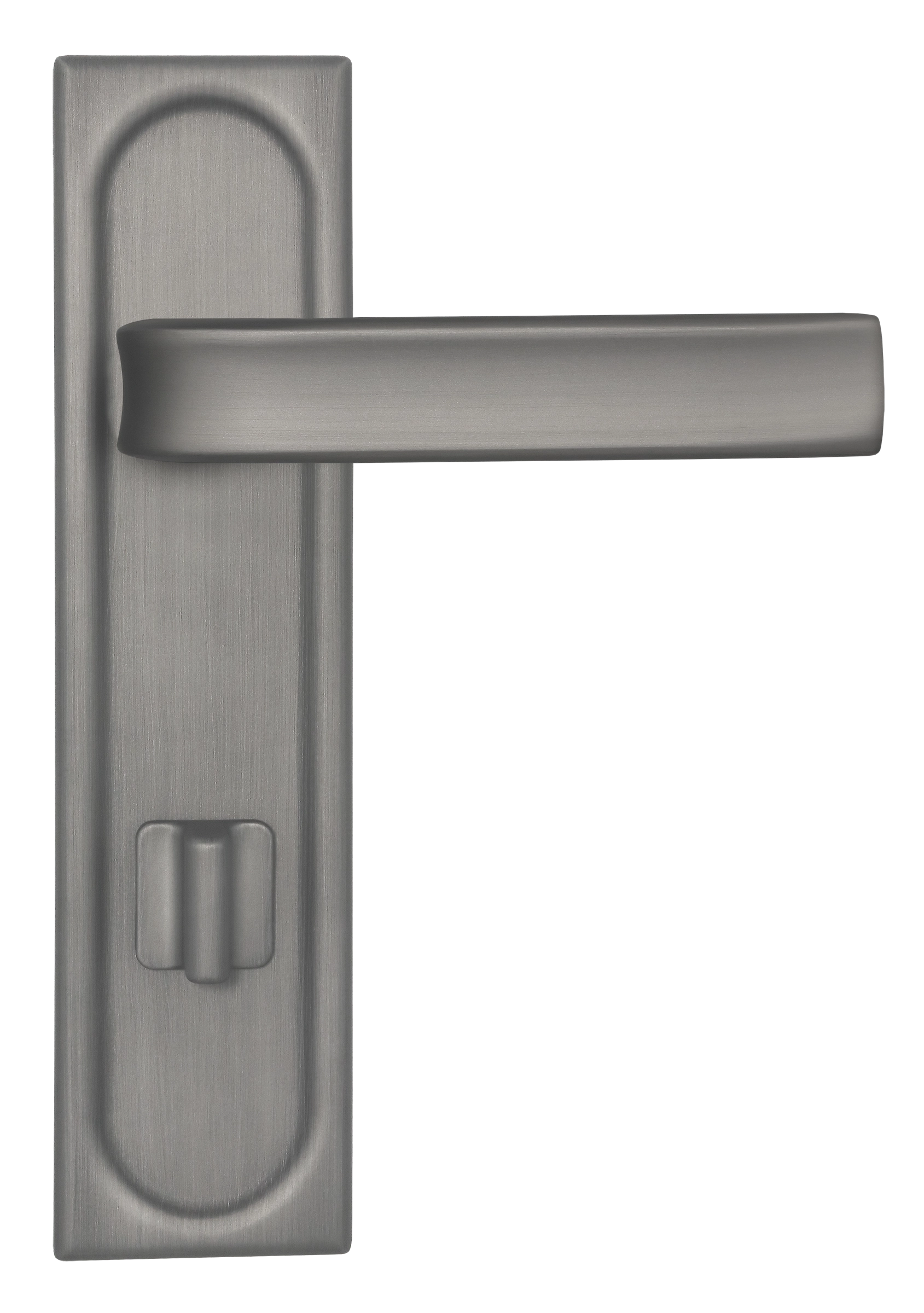 Ручка дверная THE BUS STATION PLS WC WF на планке под сантехническую завертку, цвет Зимняя стужа/Winter Frost фото купить в Тольятти