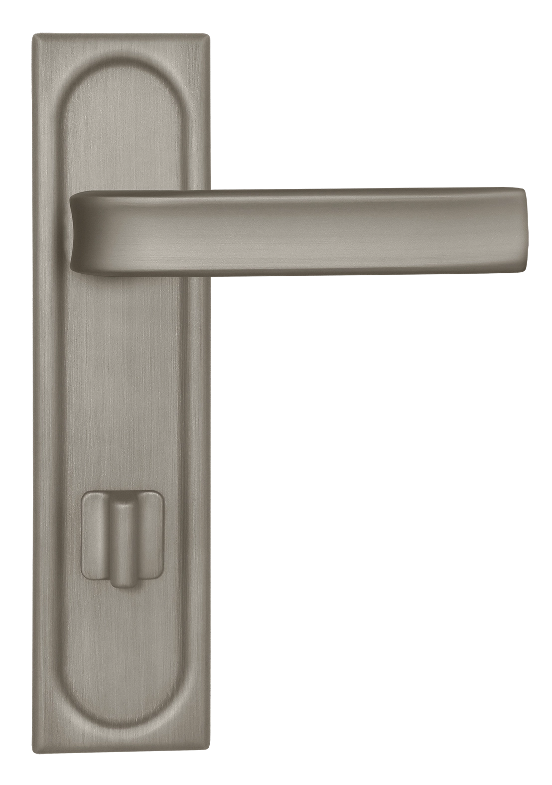 Ручка дверная THE BUS STATION PLS WC SMI на планке под сантехническую завертку, цвет Весенняя дымка/Spring Mist фото купить в Тольятти