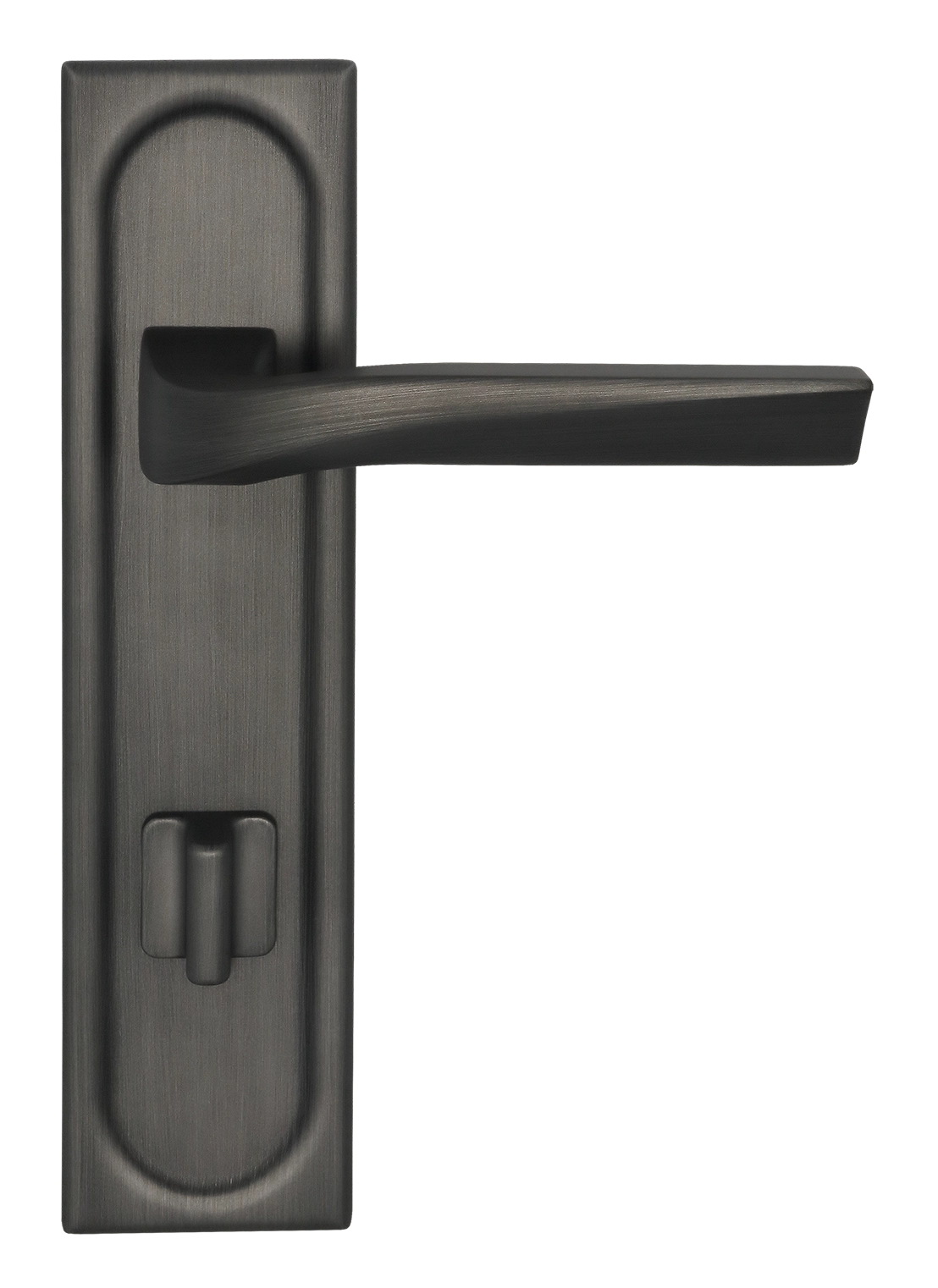 Ручка дверная WD CONCERT HALL PLS WC SST на планке под сантехническую завертку, цвет Летняя гроза/Summer Storm фото фурнитура Тольятти