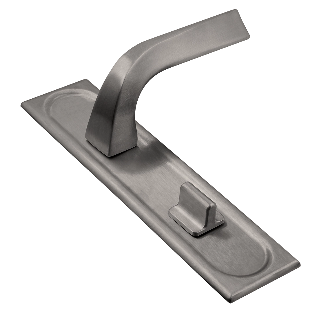 Ручка дверная WD CONCERT HALL PLS WC WF на планке под сантехническую завертку, цвет Зимняя стужа/Winter Frost фото купить Тольятти