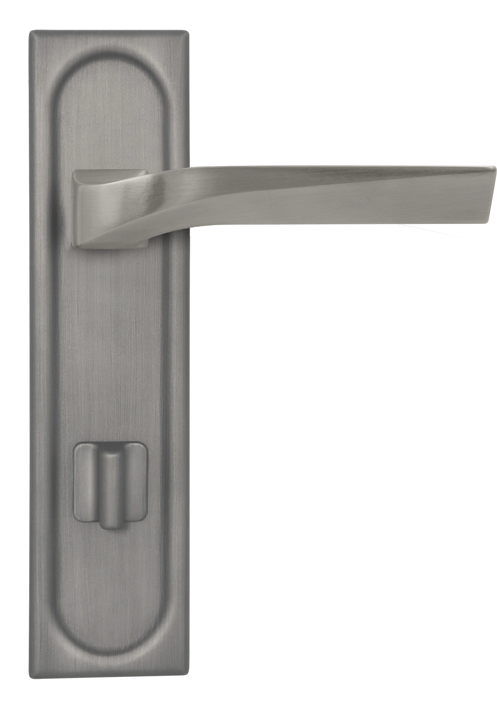 Ручка дверная WD CONCERT HALL PLS WC WF на планке под сантехническую завертку, цвет Зимняя стужа/Winter Frost фото купить в Тольятти