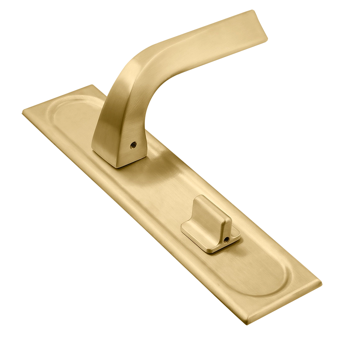 Ручка дверная WD CONCERT HALL PLS WC AH на планке под сантехническую завертку, цвет Осенний мёд/Autumn Honey фото купить Тольятти