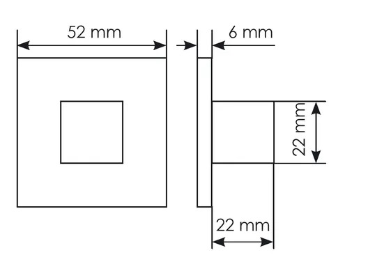 Комплект дверных ручек MH-54-S6 BL с заверткой MH-WC-S6 BL + замок M1895 BL, цвет черный фото дверная фурнитура Тольятти