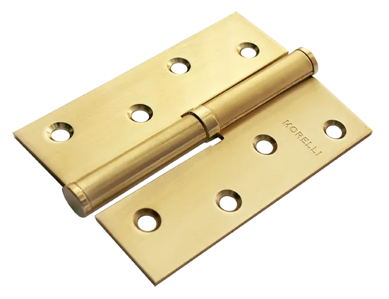 Петля разъемная карточная MSND 100X70X2.5 SG R с подшипником стальная правая, врезная, цвет матовое золото фото купить Тольятти