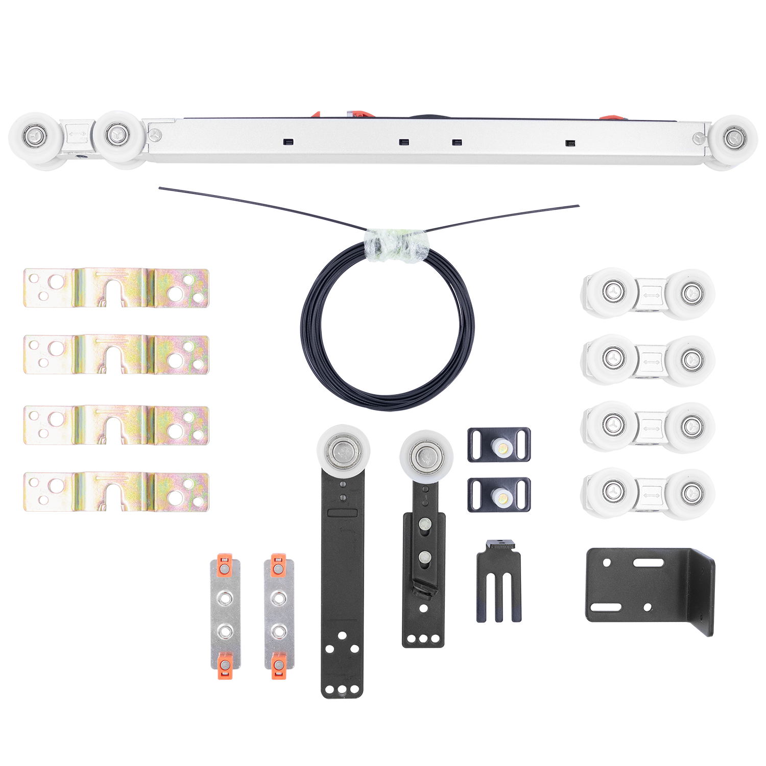 SET-TS 3+1, комплект системы TS для раздвижных дверей на 4 полотна (3 подвижных и 1 стационарное) фото купить Тольятти