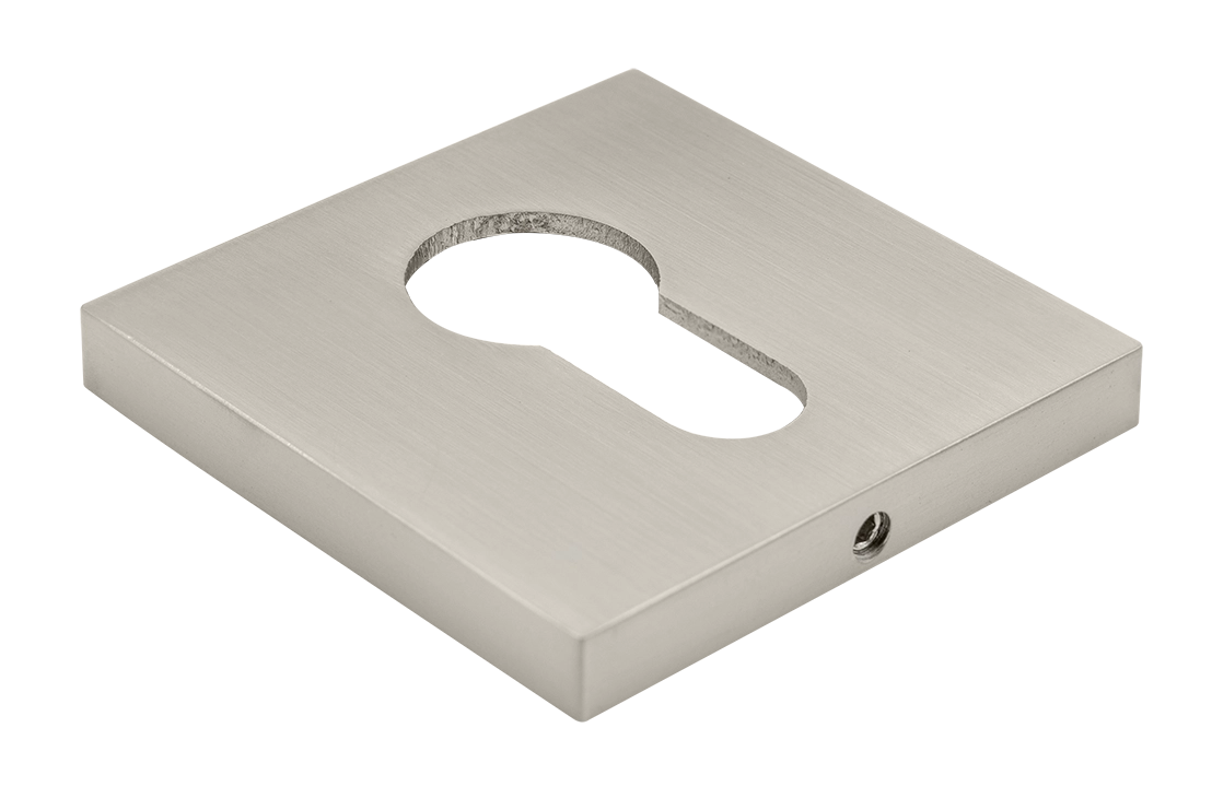 Накладка на замок MH-KH-S6 MSN под евроцилиндр, цвет матовый хром фото купить Тольятти