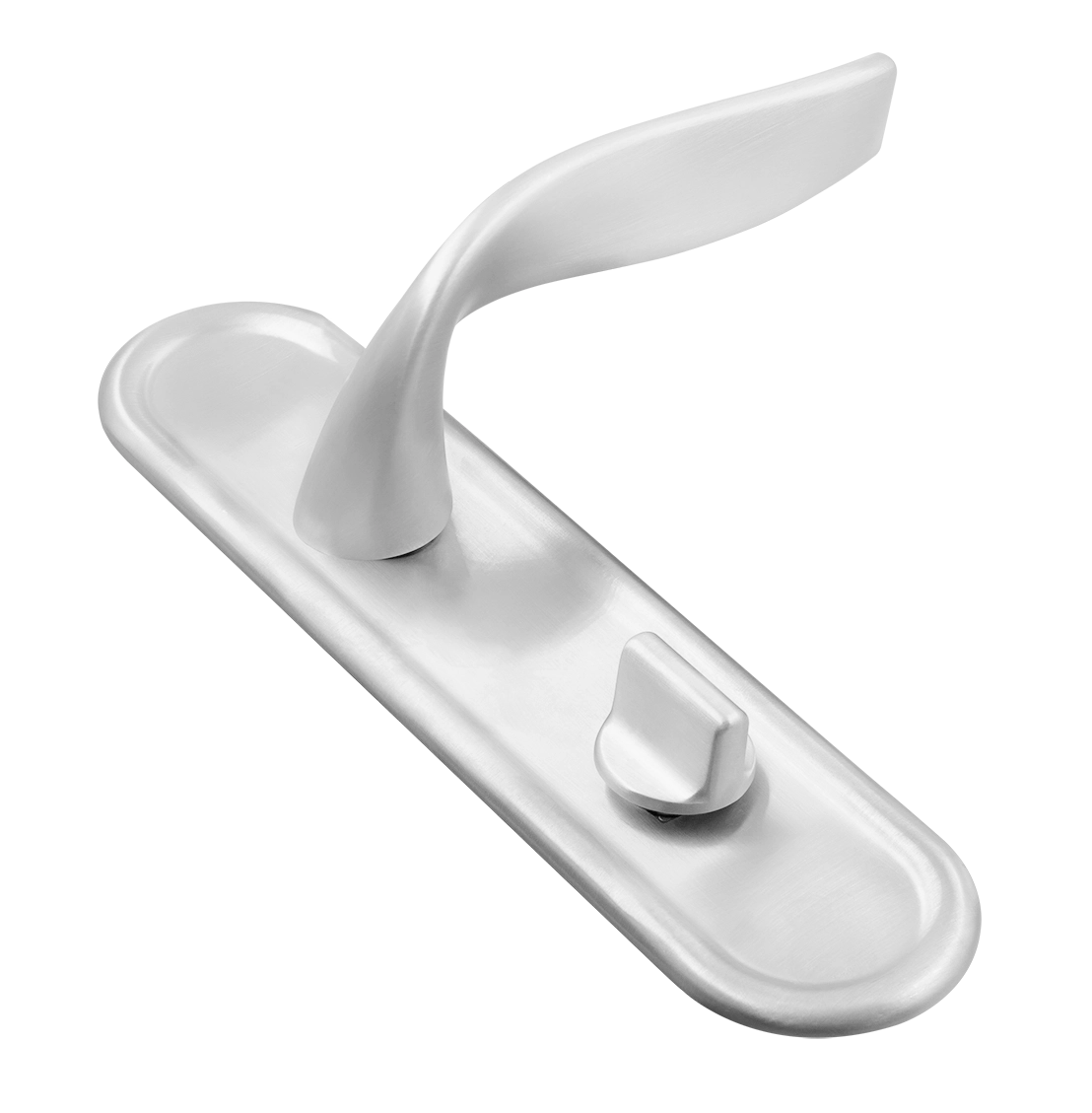 Ручка дверная SKYSCRAPER PLR SSW на планке, цвет Стокгольмский снегопад/Stockholm Snowfall фото купить Тольятти