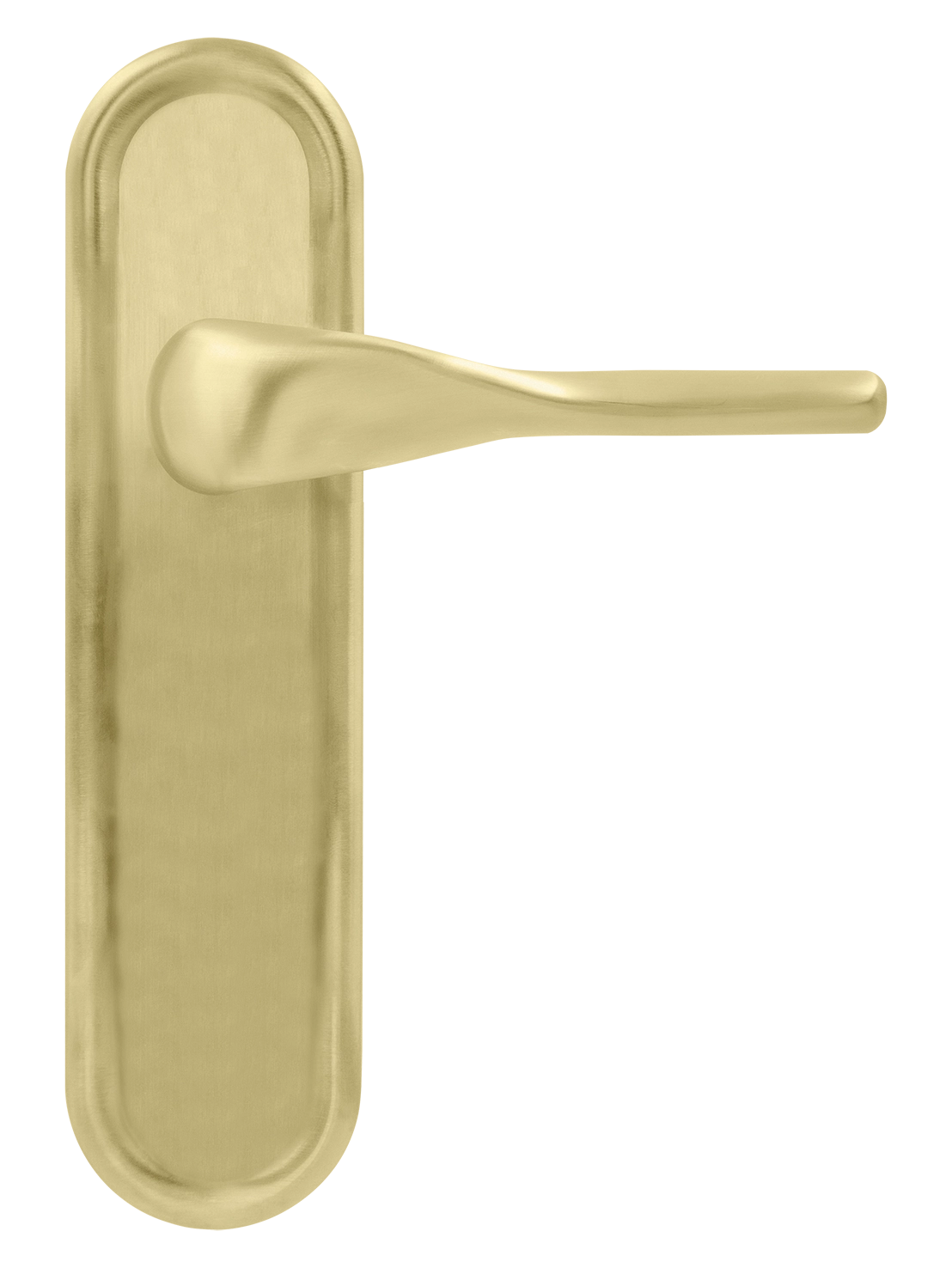 Ручка дверная LVB PLR AH на планке, цвет Осенний мёд/Autumn Honey фото купить в Тольятти