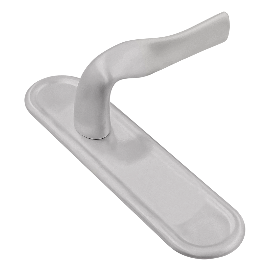 Ручка дверная LVB PLR SSW на планке, цвет Стокгольмский снегопад/Stockholm Snowfall фото купить Тольятти