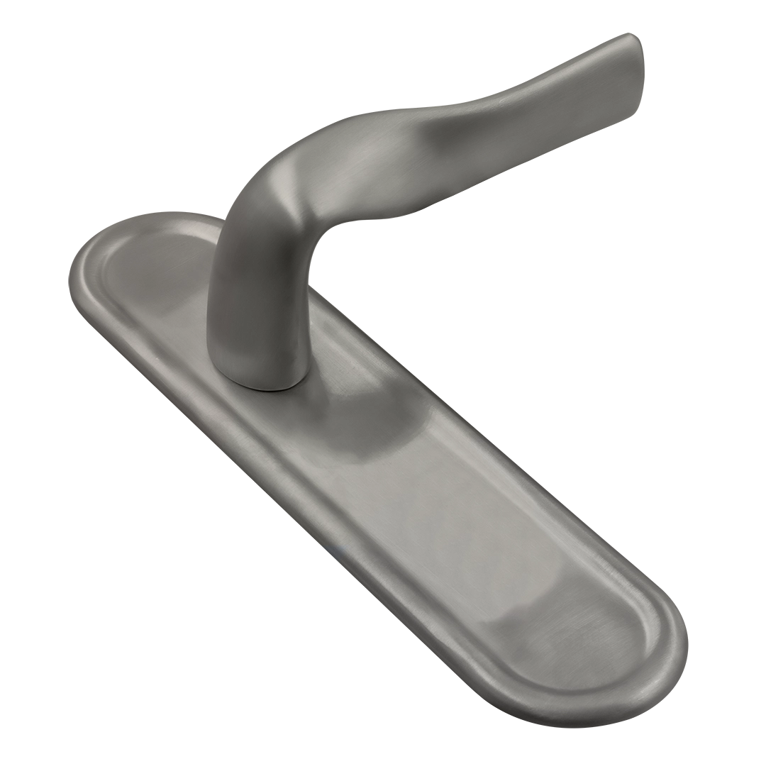 Ручка дверная LVB PLR WF на планке, цвет Зимняя стужа/Winter Frost фото купить Тольятти