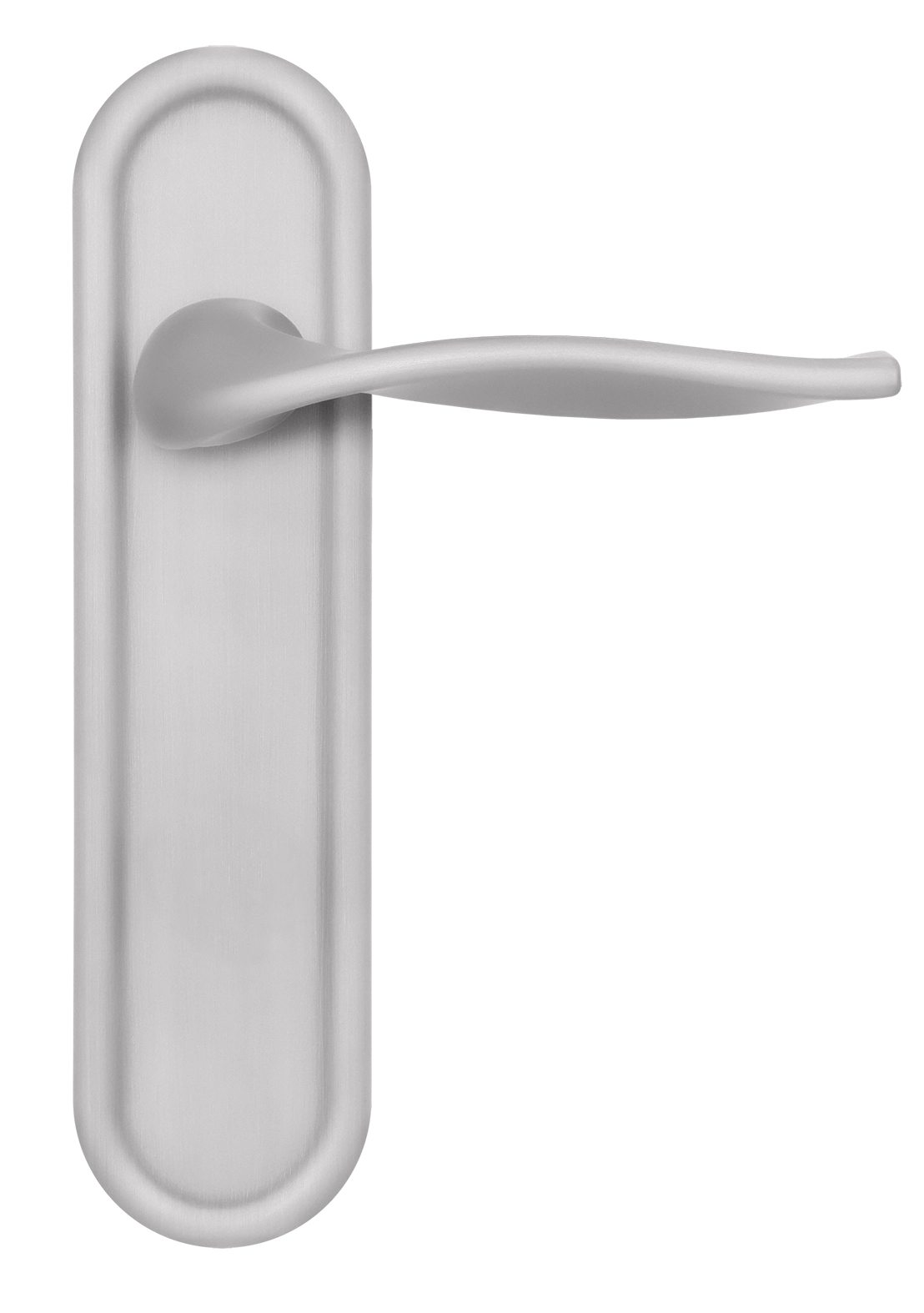 Ручка дверная SKYSCRAPER PLR SSW на планке, цвет Стокгольмский снегопад/Stockholm Snowfall фото купить в Тольятти