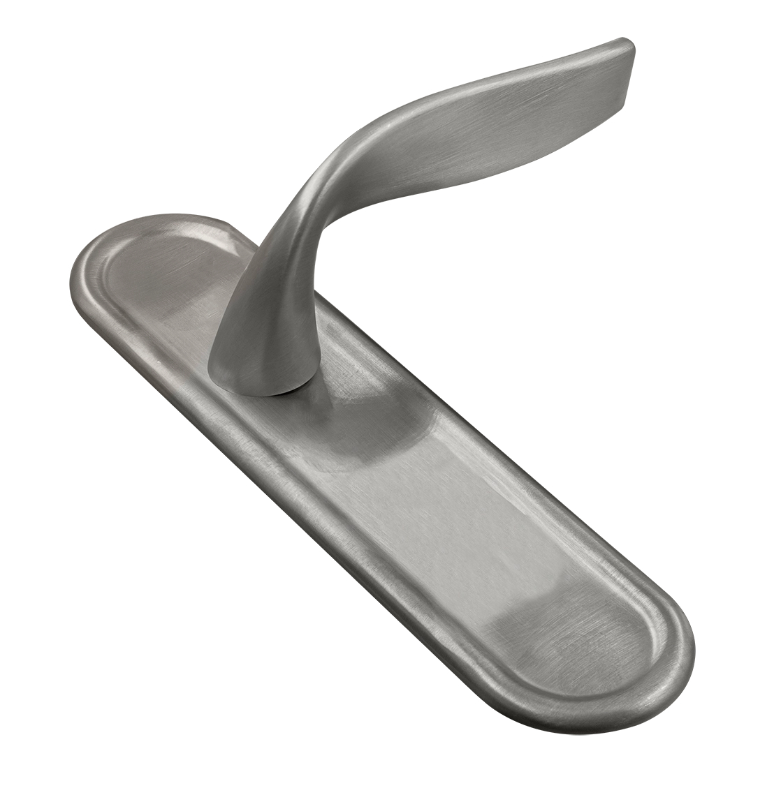 Ручка дверная SKYSCRAPER PLR WF на планке, цвет Зимняя стужа/Winter Frost фото купить Тольятти