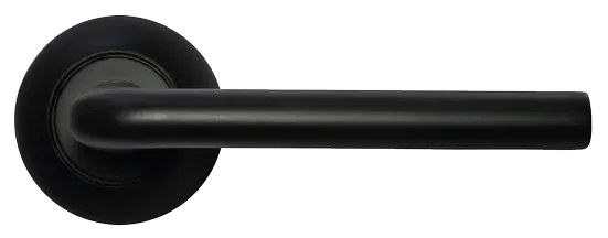 КОЛОННА, ручка дверная MH-03 BL, цвет - черный фото купить в Тольятти