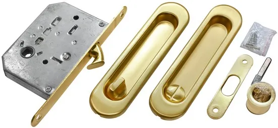 MHS150 WC SG, комплект для раздвижных дверей, цвет - мат.золото фото купить Тольятти