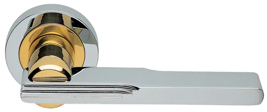VERONICA R2 COT, ручка дверная, цвет - глянцевый хром/золото фото купить Тольятти