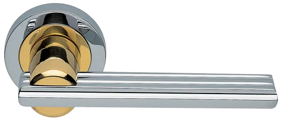 ORCHIDEA R2 COT, ручка дверная, цвет - глянцевый хром/золото фото купить Тольятти