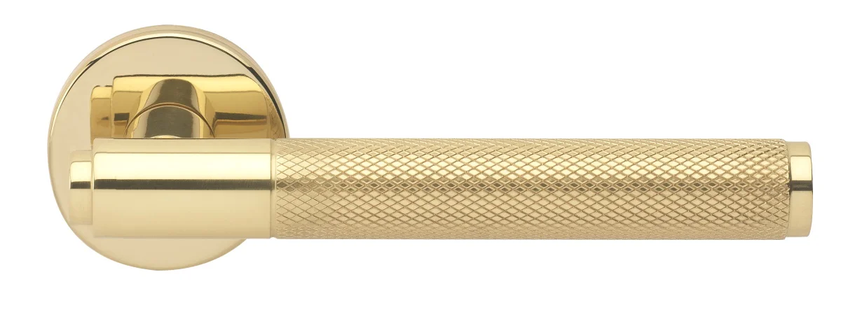 BRIDGE R6 OTL, ручка дверная с усиленной розеткой, цвет -  золото фото купить Тольятти