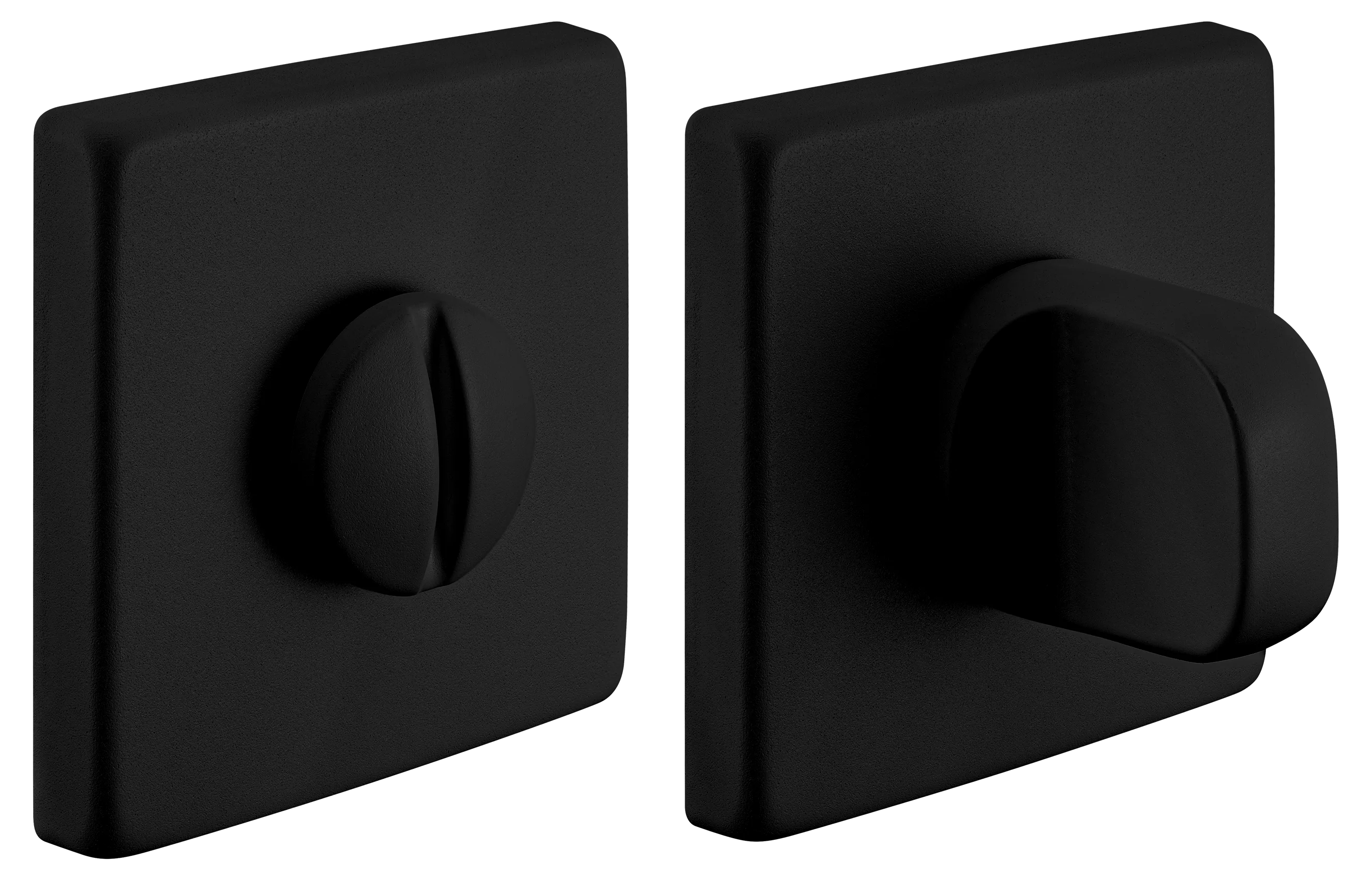 LUX-WC-S5 NERO, завертка дверная, цвет - черный фото купить Тольятти